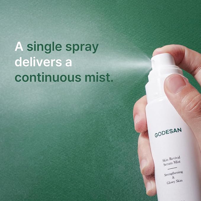 Skin Revival Serum Mist 1.35fl oz - Hydrating Facial Mist, Glowy Skin, Vegan, Sets Makeup, All Skin Type-VivaGrace Women