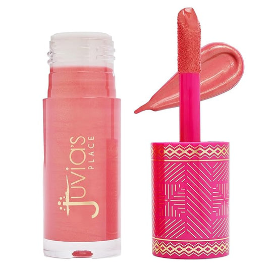 Juvia's Place Blushed Liquid BlushLighter Soft Tulip Glow - Liquid Blush for Cheeks with Luminous Glow, Long-Wearing, Buildable & Highly-Pigmented Makeup Blush, Easy to Blend Liquid Blush-VivaGrace Women