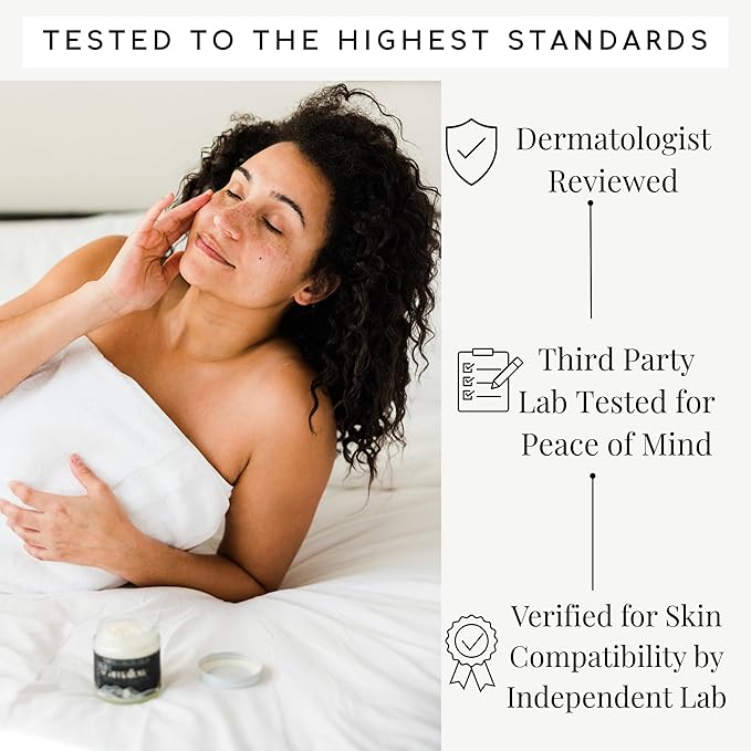 Amallow 100% Grass Fed Beef Tallow for Skin Care - Face + Body - Whipped Moisturizer - Natural Lotion, 4 FL. oz. (Vanilla Lavender)-VivaGrace Women