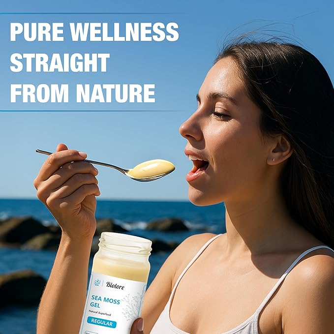 Sea Moss Gel - Lime 16oz, Wildcrafted Irish Seamoss with Essential Vitamins & Trace Minerals, Vegan Superfood Made in USA-VivaGrace Women