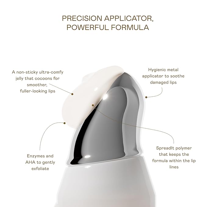 EADEM Le Chouchou Lip Softening Balm, Lip Gloss for Women, Lip Plumper & Lip Mask, Overnight Hydrating & Moisturizing Luxury Lip Balm, 0.5 oz, Butter Mochi-VivaGrace Women