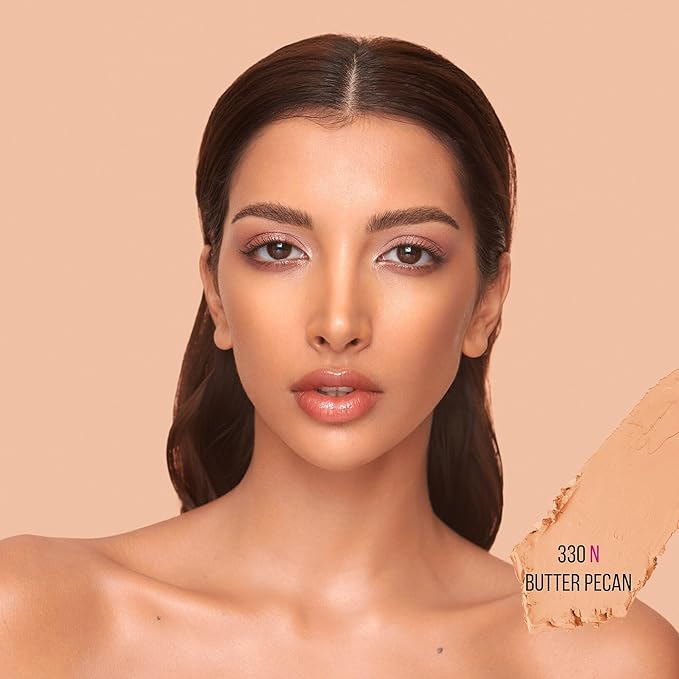 HUDA BEAUTY #FauxFilter Skin Finish Buildable Coverage Foundation Stick 330N Butter Pecan-VivaGrace Women