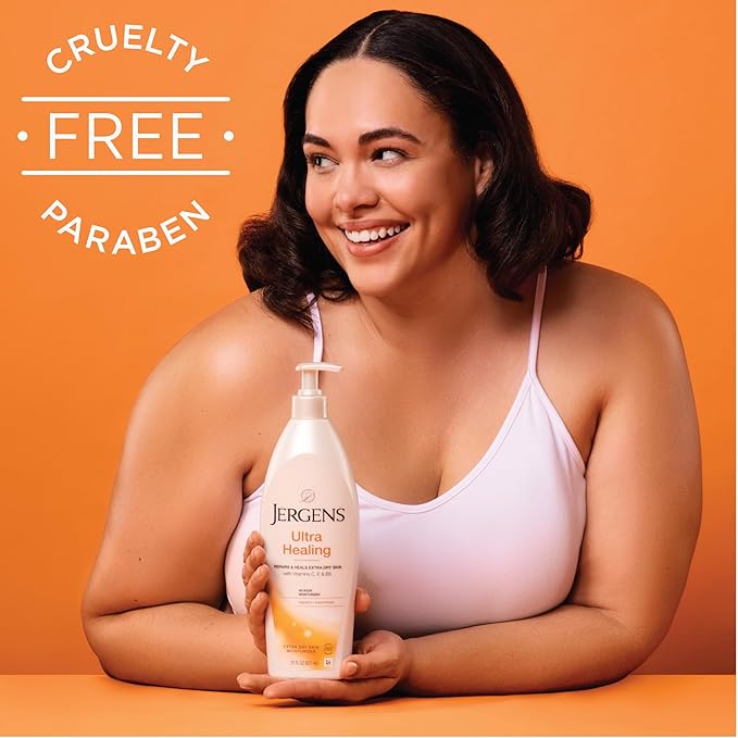 Jergens Ultra Healing Dry Skin Moisturizer, Travel Size Body and Hand Lotion, 1 Oz (Pack of 24)-VivaGrace Women