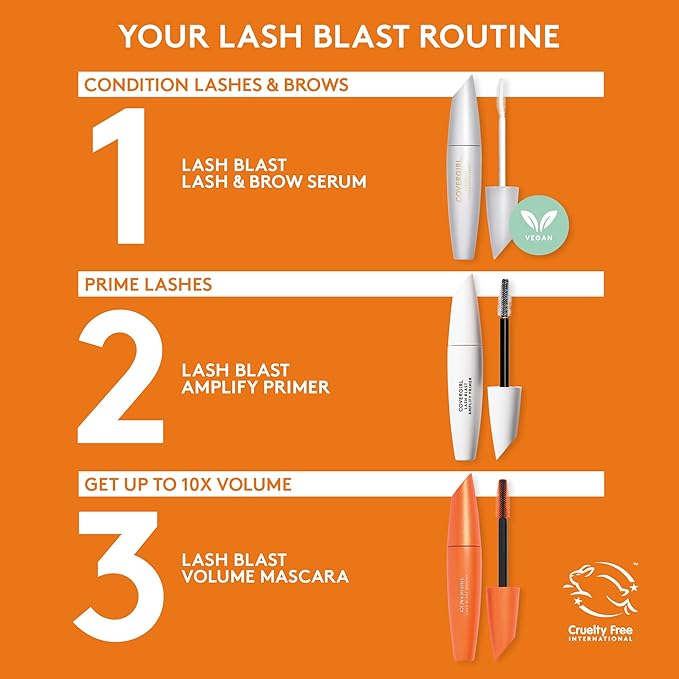 CoverGirl Lashblast Volume Mascara, Black 805, 0.44 Ounce