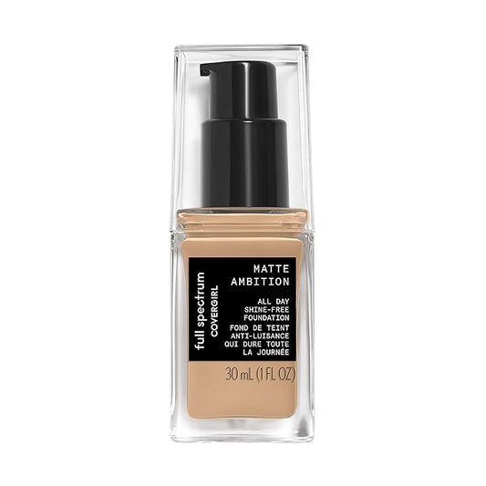 COVERGIRL Matte Ambition, All Day Foundation, Medium Cool 1, 1.01 Ounce-VivaGrace Women
