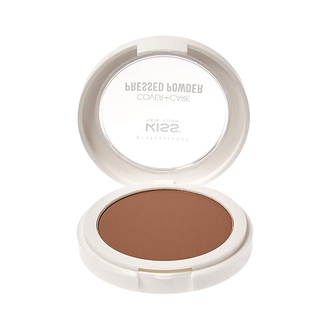 KISS Cover and Care Acne Control Pressed Powder- APP425 (Cognac)-VivaGrace Women
