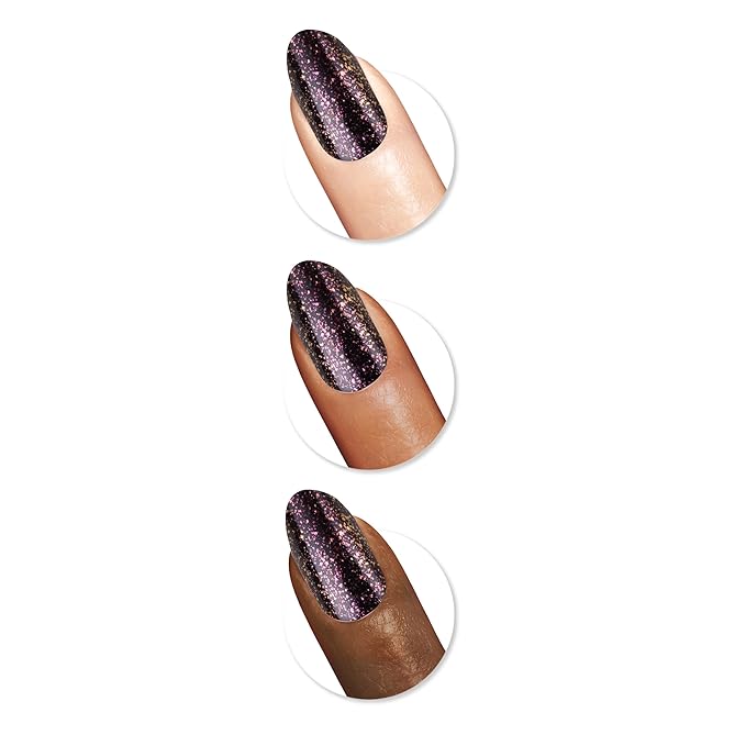 Sally Hansen Insta-Dri, Bejewel Top Coat, Quick Dry, Long Lasting, Sheer, Shimmery Pink Nail Polish
