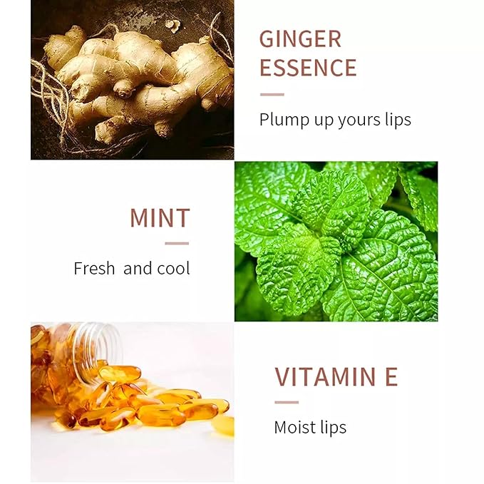 2 Pcs Lip Plumper, Natural Lip Plumper and Lip Care Serum,Lip Plumper set (Day& Night)-VivaGrace Women