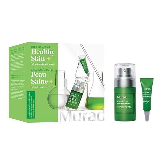Murad Retinal Trial Kit - Lift and Resculpt with Retinal 2-Piece Trial Kit ($73 Value) - Anti-Aging Set Encapsulated Retinal - Retinal Serum 0.5Fl Oz, Retinal Eye Cream 0.11Fl Oz-VivaGrace Women