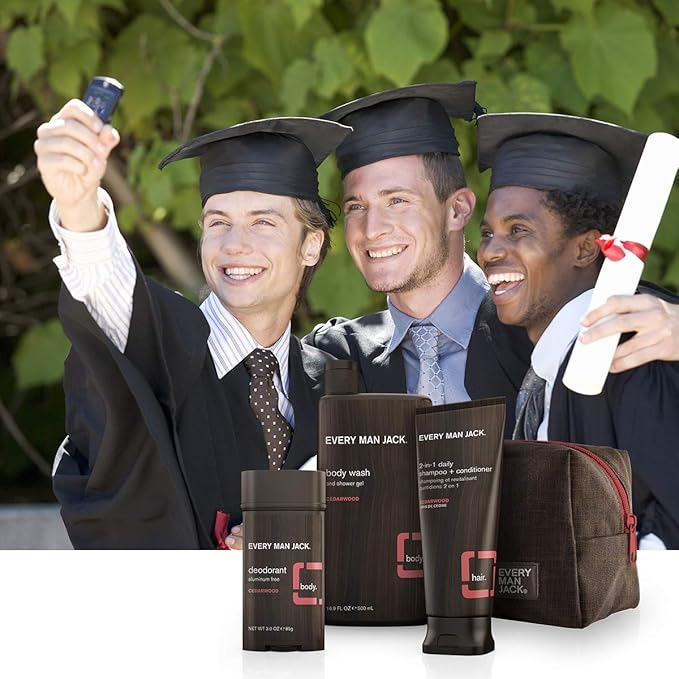 Every Man Jack Body Kit, Cedarwood-VivaGrace Women