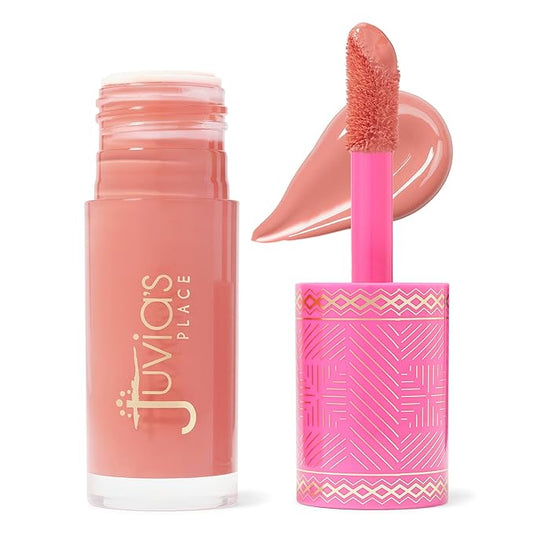 Juvia's Place Blushed Liquid Blush SoftTulip - Dewy Tint Cheeks Makeup Glow Pigment Effortless Beauty Long Lasting Cosmetics Soft Creamy Natural Buildable All Skin Color Light Flawless Finish Blend-VivaGrace Women