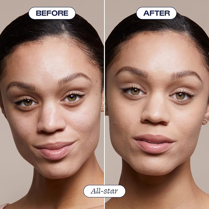 Alleyoop Game Face Concealer Makeup, Lightweight to Medium Buildable Coverage Under Eye Concealer, For Blemishes, Crease-proof and Hydrating with Aloe Stem Cell, Smooth Second Skin Finish - All-Star-VivaGrace Women
