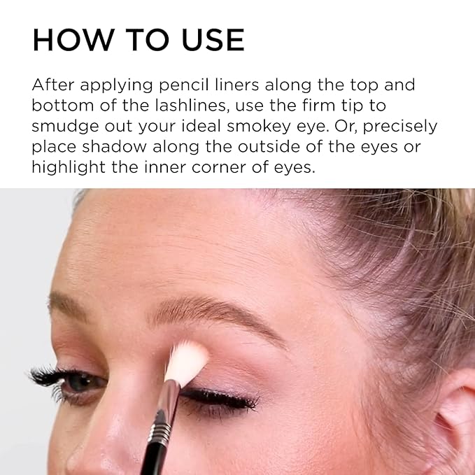 Sigma Beauty Professional E35 Tapered Blending Brush – Professional Eyeshadow Brush for Precision Eyeshadow Blending, Softens Dramatic Edges & Harsh Lines for a Well Blended Effect (1 Brush)-VivaGrace Women