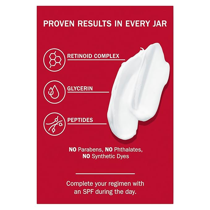 Olay Retinol 24 Face Moisturizer, Anti-Aging Night Cream for Women, Fragrance-Free, Non Greasy - Anti-Wrinkle, Smooth Fine Lines, Tightening, Hydrating Skin Care - Peptides, Glycerin, 1.7 Oz-VivaGrace Women