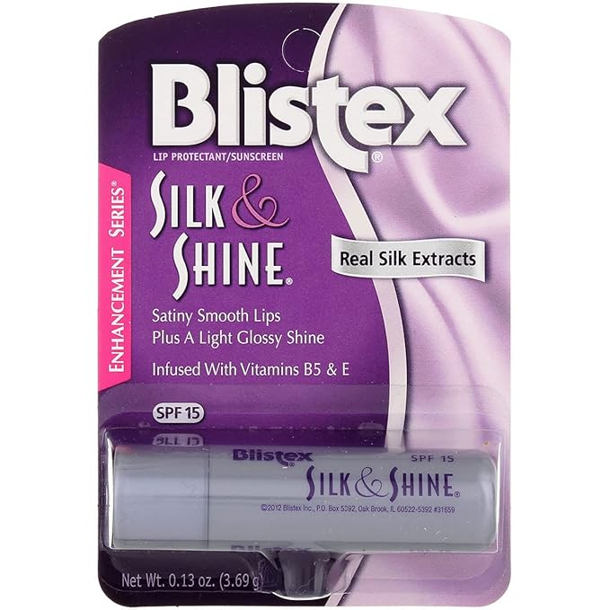 Blistex Silk & Shine Lip Moisturizer 0.13 oz Pack of 6 (NO SPF)-VivaGrace Women