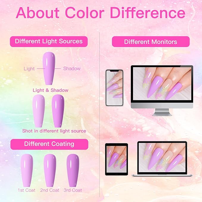 MEET ACROSS 12pcs Gel Nail Polish Set,Soak Off UV LED Lamp Gel Nail Polish Kit,Fashion Shimmer Nail Art Design Gifts for Women Manicure Salon (Makaron series)