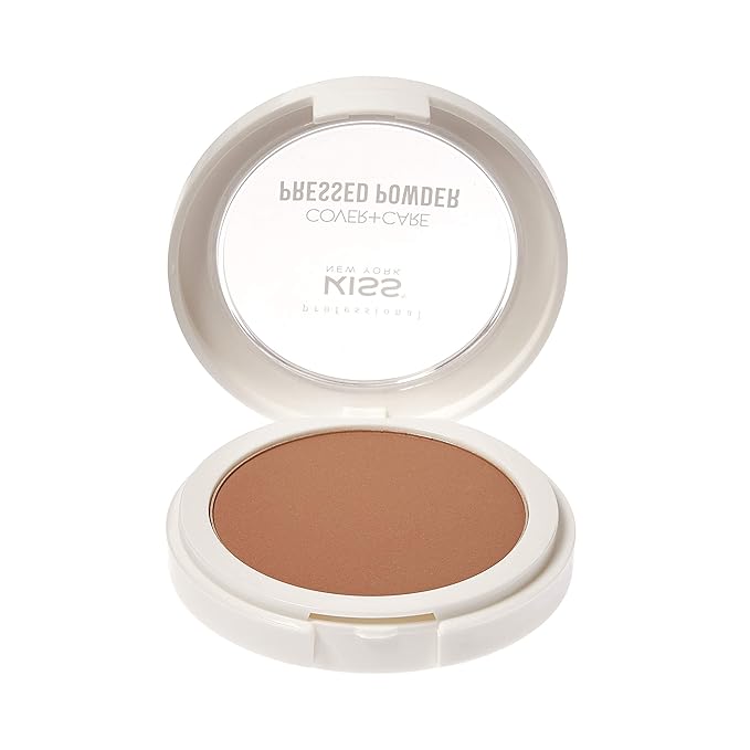 KISS Cover and Care Acne Control Pressed Powder- APP350 (Almond)-VivaGrace Women