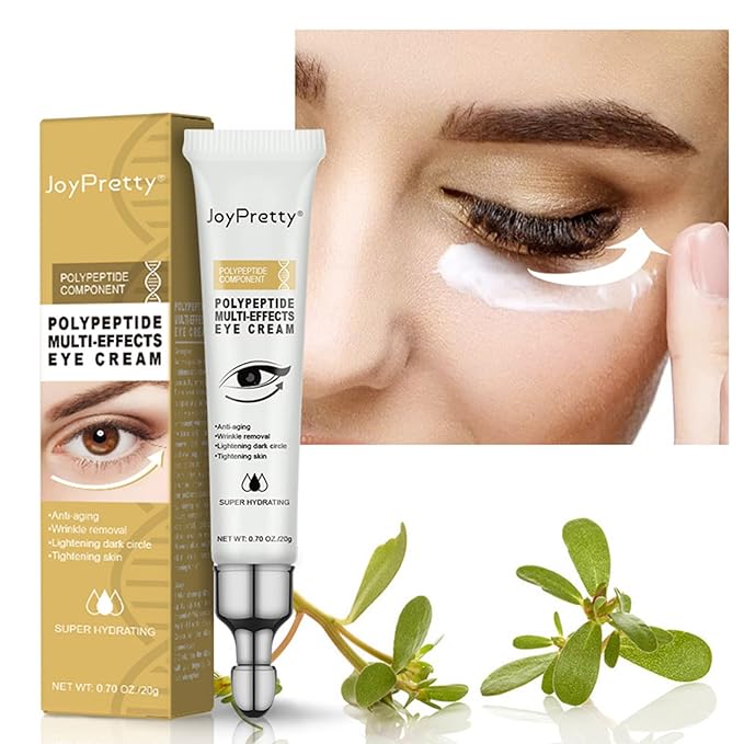 Polypeptide Eye Cream for Dark Circles,Bags Under and Puffiness,Polypeptide Eye Cream Anti Aging Firming Eye Cream,Wrinkie Removal Dark Circles Remove Eye Bags Nourishing Eye Serum Skin Care-VivaGrace Women