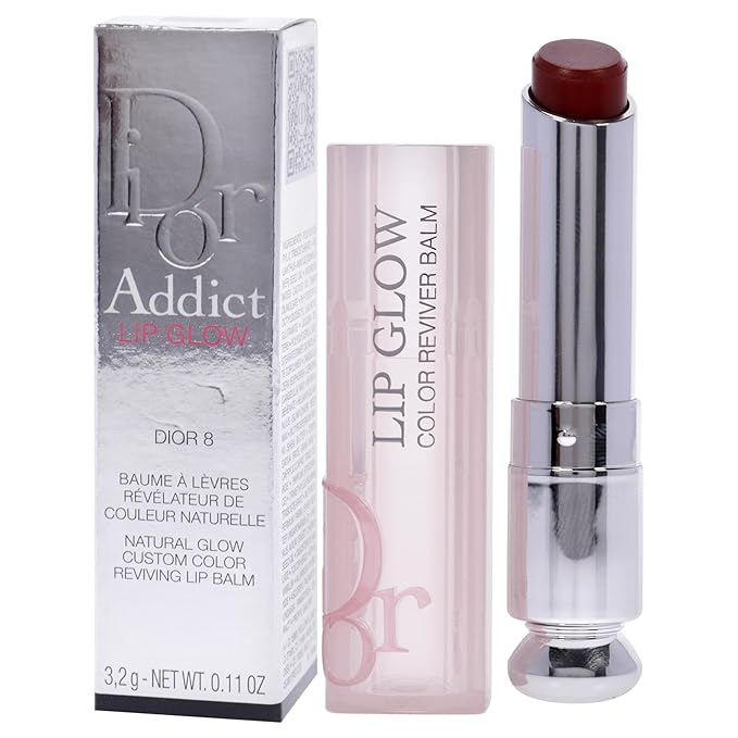 Dior Addict Lip Glow - 8 Dior by Christian Dior for Women - 0.11 oz Lip Balm-VivaGrace Women