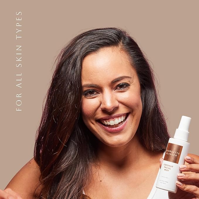 Georgette Klinger Coconut Facial Mist - Hydrating, Long-Lasting Makeup Setting Spray with Moisturizing Antioxidants for Dewy Matte Face, Protects and Plumps Dehydrated Skin - 4.2 oz-VivaGrace Women