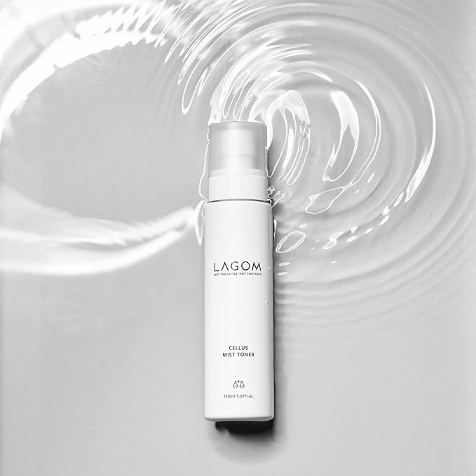 LAGOM Cellus Mist Toner Natural Moisturizing Spray, pH Balance, Subacid, Alcohol-Free, Zero-Irritation, Fragrance-Free, Facial Serum 4.05 Fl Oz-VivaGrace Women