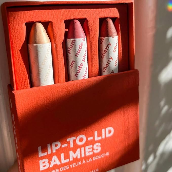 Axiology Multi Stick Crayons For Eyes, Lips, Cheeks Balmies Trio Gift Set Creamy Buildable Lightweight Moisturizing Blush Face Sticks Contour & Highlight All Day Wear Face Makeup (Of the Earth)-VivaGrace Women