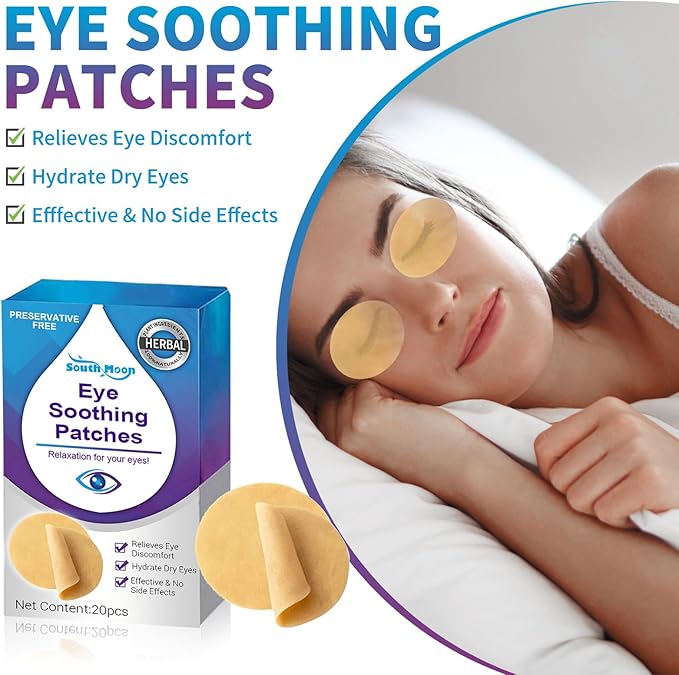 Eye Care Patch 20PCS Eye Pads for Tired Eyes & Dry Eyes Eye Cooling Pads for Puffy Eyes, Office Eye Relief & Refresh Refresh and Revitalize Tired Eyes-VivaGrace Women
