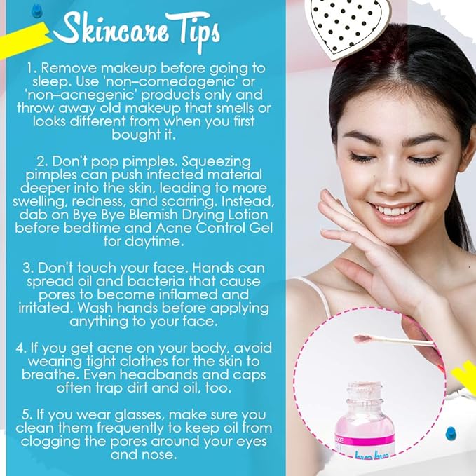 Bye Bye Blemish Acne Drying Lotion, Reduce Pimples Overnight 1oz, 1-Pack-VivaGrace Women