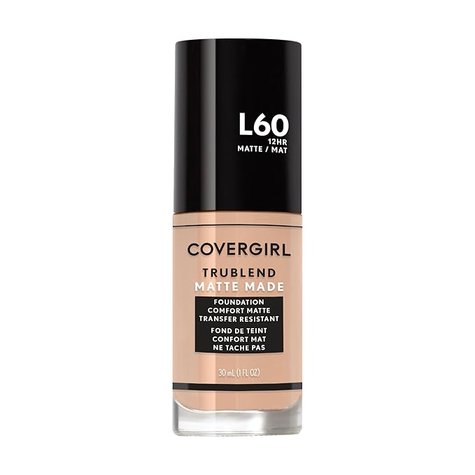 COVERGIRL TruBlend Matte Made Liquid Foundation, Light Nude-VivaGrace Women