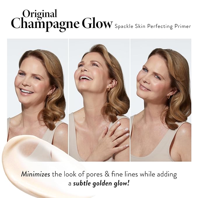 LAURA GELLER NEW YORK Spackle Primer - Champagne Glow - Super-Size 2 Fl Oz - Hyaluronic Acid Makeup Primer for Mature Skin-VivaGrace Women
