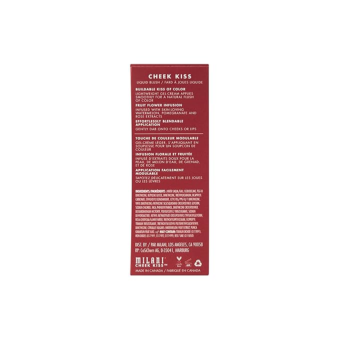 Milani Cheek Kiss Liquid Blush Makeup - Blendable & Buildable Cheek Blush, Lightweight Liquid Blusher and Cheek Color-VivaGrace Women