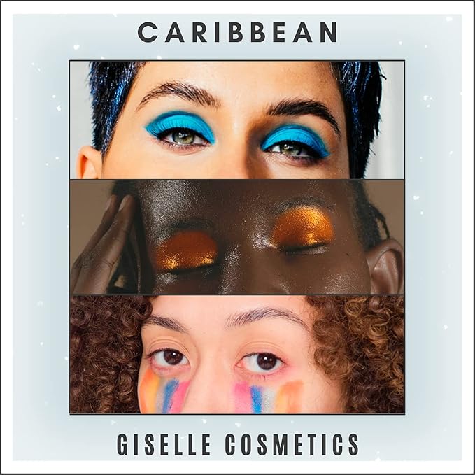 Loose Mineral Eyeshadow and Contouring Palette - Caribbean 8 Shade Set-VivaGrace Women