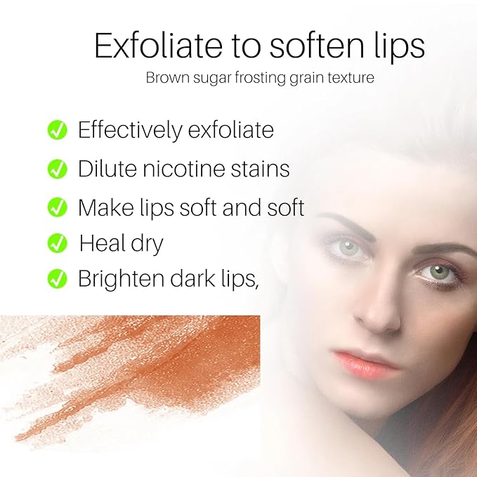 2PCS Natural Plant lip balm Pink Lips Serum Lightening Dark Lips Bleaching Essence Lip Balm Repair Fine Lines Brighten Moisture Exfoliator Lip Care (Orange)-VivaGrace Women