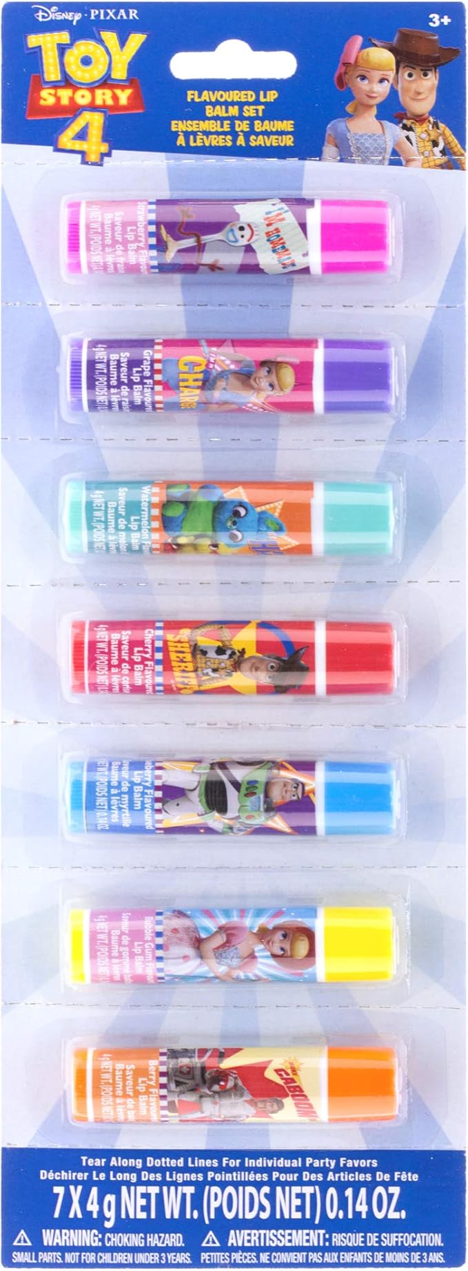 Disney Pixar Toy Story 4 Lip Balm 7 Pack-VivaGrace Women