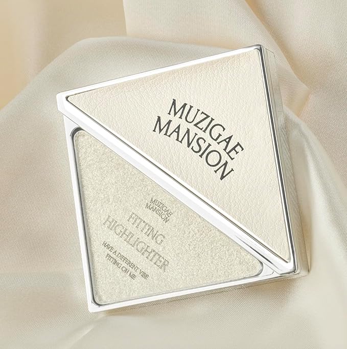 MUZIGAE MANSION FITTING HIGHLIGHTER Vegan Powder Lightweight, Smooth, Blendable, Face Enhancing Makeup Color (Goergeous)-VivaGrace Women