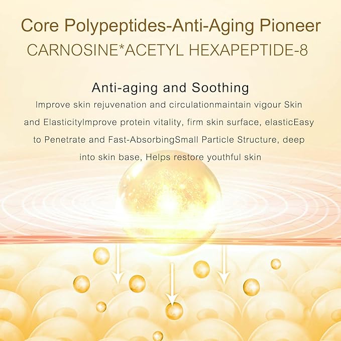 skincare set Anti Aging Skin 10-piece Daily Care Routine Kit With Vitamin C and Peptides Facial Cleanser Eye Mask Toner Serum Eye Cream Lotion Cream Lady Cream Gifts sets for Valentine's Day-VivaGrace Women