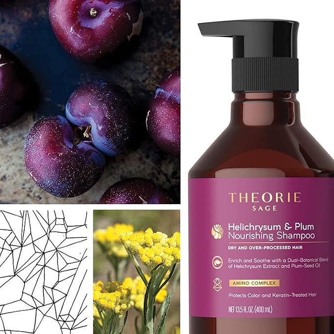 Theorie Helichrysum & Plum - Nourishing Conditioner - For Dry & Over Processed Hair, 400mL-VivaGrace Women