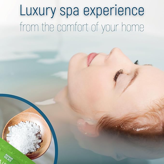 Magnesium Flakes for Bath - Magnesium Chloride Flakes - Dead Sea Salts for Soaking, 5 LBS-VivaGrace Women