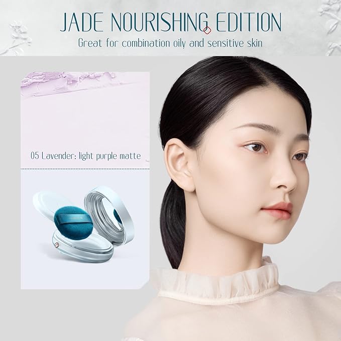 FLORASIS Flawless Jade Breathable Setting Powder (05 Lavender)-VivaGrace Women