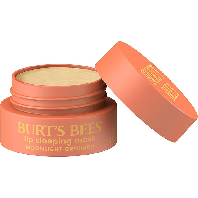 Burt’s Bees Moonlight Orchard Lip Sleeping Mask, With Hyaluronic Acid and Squalane Moisturizer To Instantly Hydrate Lips, Overnight Lip Mask, Lip Treatment, 0.45 oz.-VivaGrace Women