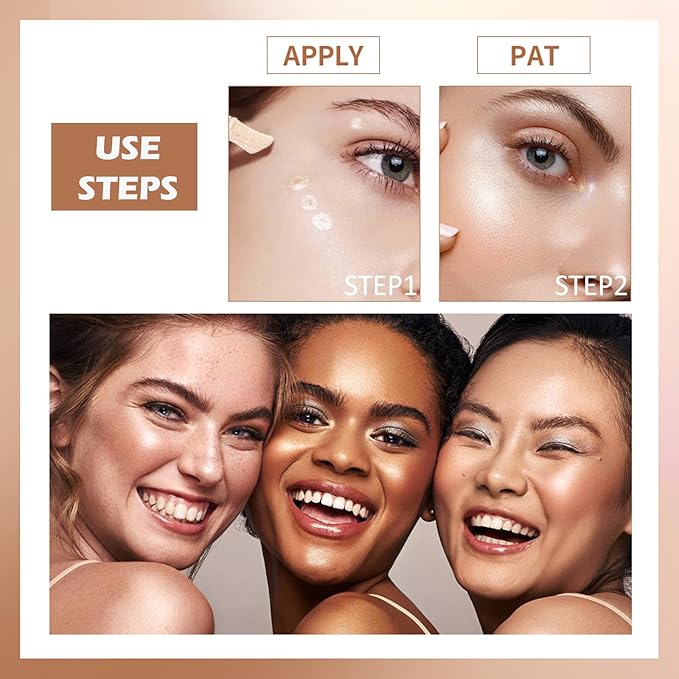 Erinde Liquid Highlighter Makeup, Pink Luminizer Face Highlight Makeup Stick, Natural Beauty Glow Finish, Lightweight Blendable Cream Face Body Liquid Illuminator Bronzer, Cruelty-free, 03 Rose Gold-VivaGrace Women