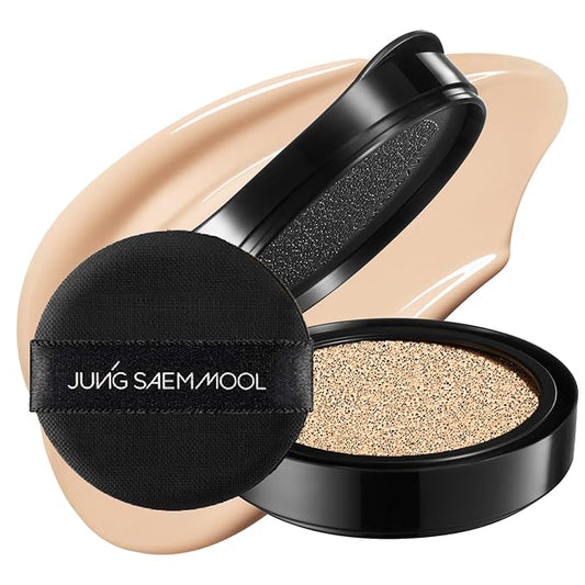 [JUNGSAEMMOOL OFFICIAL] Essential Skin Nuder Cushion (04 N Light) | Refill Only | Natural Finish | SPF50 Broad Spectrum | Makeup Artist Brand-VivaGrace Women