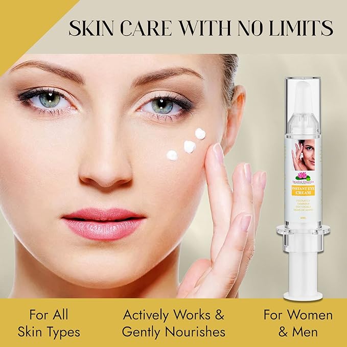 Imadini Natural Eye Wrinkle Cream, Remove Eye Bag Dark Circles, Reduce Puffiness & Eye Wrinkle, Ideal Eye Bag Cream For Both Men & Women– 8ml-VivaGrace Women