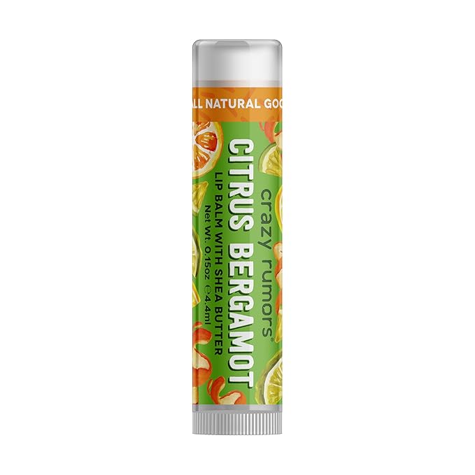 Crazy Rumors Brew Lip Balm Tube 0.15 oz, Orange Bergamot-VivaGrace Women