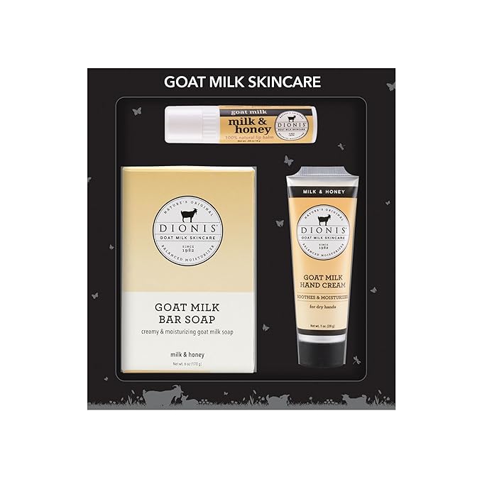 Dionis Milk & Honey Goat Milk 3 Pc Gift Set-VivaGrace Women
