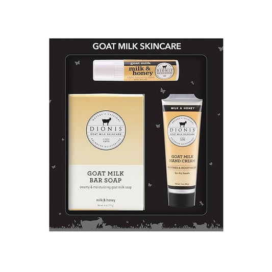Dionis Milk & Honey Goat Milk 3 Pc Gift Set-VivaGrace Women
