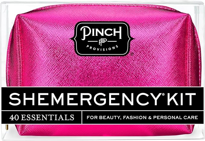 Pinch Provisions Shemergency Kit for Her, 40 Emergency Essential Items, Compact, Multi-Functional Pouch, Gift for Women, Birthday, Bachelorette Parties, and More!-VivaGrace Women