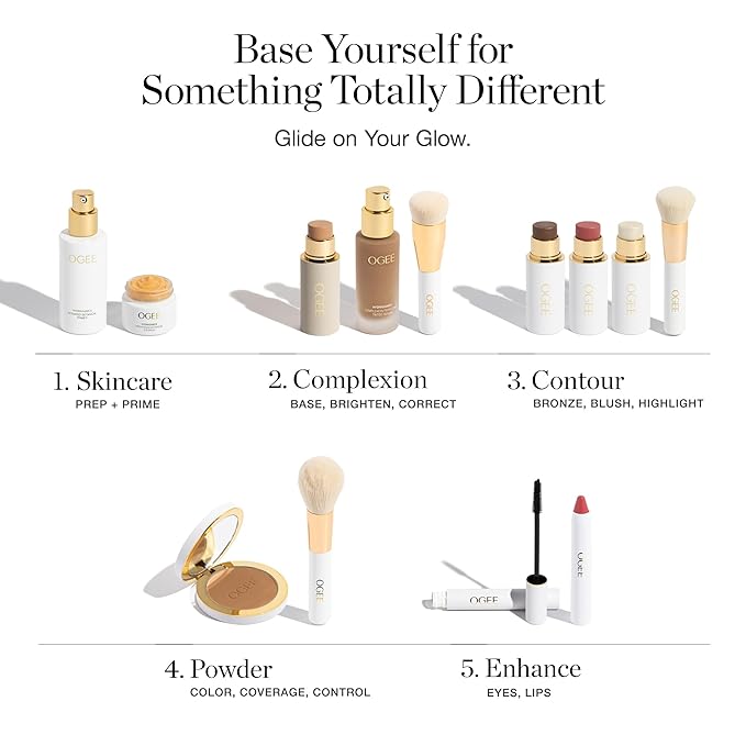 Ogee Complexion Perfecting Liquid Foundation - Lightweight Tinted Moisturizer For Face (Aspen 1.0W - Fair, Warm Undertones) - with Vitamin C & Jojoba Oil - Certified Organic & Made in USA-VivaGrace Women