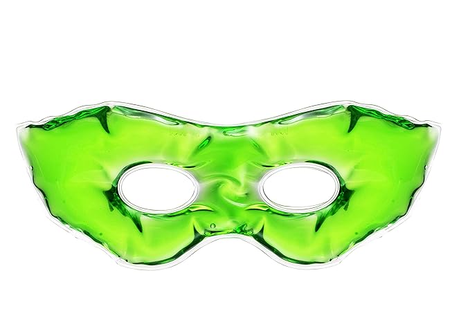 Gel Eye Mask for Puffiness and Dark Circles - Cooling Eye Masks for After Surgery and Headache/Stress Relief - Multiple Colors Available - Green-VivaGrace Women