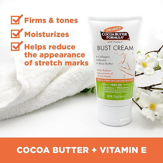 Palmer's Cocoa Butter Formula Bust Cream 4.40 oz (Pack of 6)-VivaGrace Women